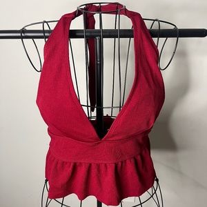 Red Crop Top